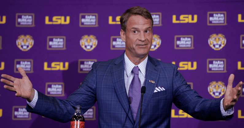 LSU head coach Lane Kiffin's staff is (nearly) in place (© Matthew Hinton-Imagn Images)